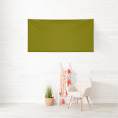 Banderoles Surface vert olive avec un motif subtil en spirale (Insitu)
