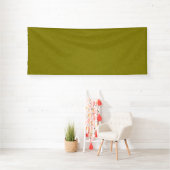Banderoles Surface vert olive avec un motif subtil en spirale (Insitu)