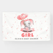 Banderoles Sweet Baby Elephant Baby shower (Horizontal)