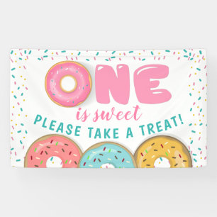 Banderoles Sweet Donut 1er Anniversaire Fête Prenez Une Banni
