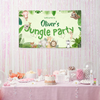 Banderoles Sweet & Safari Customizable Banner