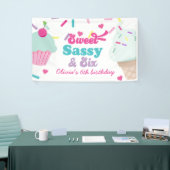 Banderoles Sweet Sassy et Six Glaces Crème et Gâteau Annivers (Salon professionnel)