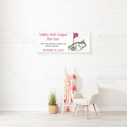 Banderoles Swing into Celebration ! Par-Tee ! (En situation)