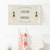 Banderoles Symbole Baby shower neutre de maman (En situation)