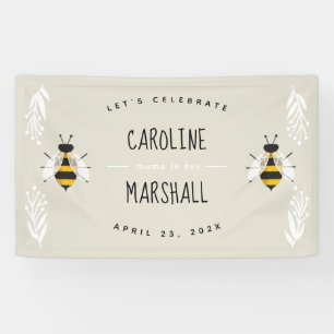 Banderoles Symbole Baby shower neutre de maman