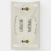 Banderoles Symbole Baby shower neutre de maman (Vertical)