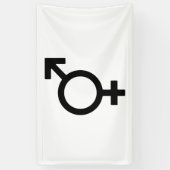 Banderoles Symbole bigenre (Vertical)
