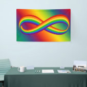 Banderoles Symbole d'amour infini Rainbow Cool Infinity Pride (Salon professionnel)