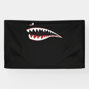 Banderoles Symbole d'art de la bouche de requin - Cadeau pour