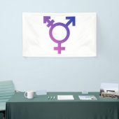 Banderoles Symbole de fierté trans (Salon professionnel)