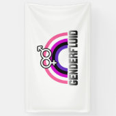 Banderoles Symbole de genre fluide (Vertical)