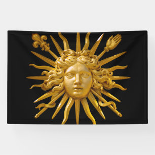 Banderoles Symbole de Louis XIV le Roi Soleil