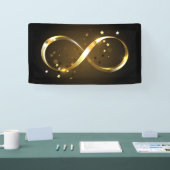 Banderoles Symbole d'infini doré (Salon professionnel)
