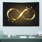 Banderoles Symbole d'infini doré (Salon professionnel)