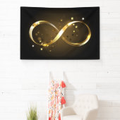 Banderoles Symbole d'infini doré (Insitu)