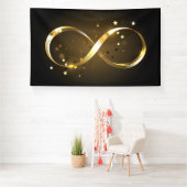Banderoles Symbole d'infini doré (Insitu)