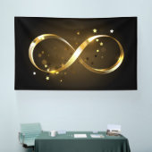 Banderoles Symbole d'infini doré (Salon professionnel)