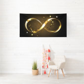 Banderoles Symbole d'infini doré (Insitu)