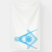 Banderoles Symbole franc-maçonnerie (Vertical)