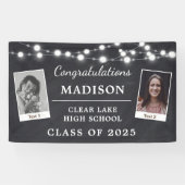 Banderoles Symbole moderne Chalk Graduation Party String Ligh (Horizontal)