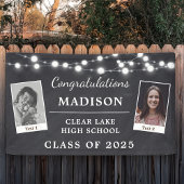 Banderoles Symbole moderne Chalk Graduation Party String Ligh