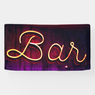 BANDEROLES SYMBOLE NEON BARRE