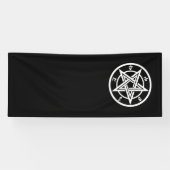 Banderoles Symbole pentagramme classique (Horizontal)