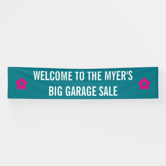 Banderoles Symboles simples - FLEURS + texte & idées (Horizontal)