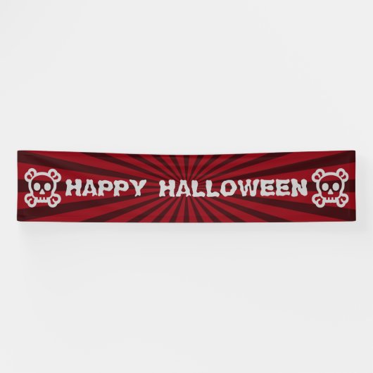 Banderoles Symboles simples - SKULL & BONNES + vos idées (Horizontal)