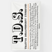 BANDEROLES SYNDROME DE DERANGEMENT DU TRAITEMENT T.D.S. (Vertical)