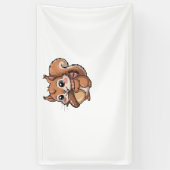 Banderoles T-shirt classique écureuil d'automne (Vertical)