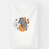 Banderoles T-shirt classique Halloween Kitty et Spiders (Vertical)