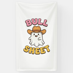 Banderoles T-shirt drôle vintage cowboy fantôme mignon Bull S