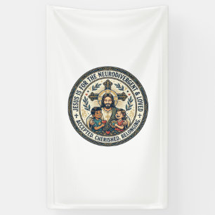 Banderoles T-Shirt Encouragement Neurodivergent Jésus Inspira