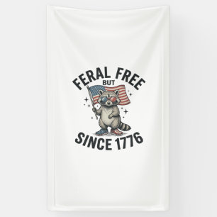 Banderoles T-shirt patriotique de raton laveur sauvage mais l