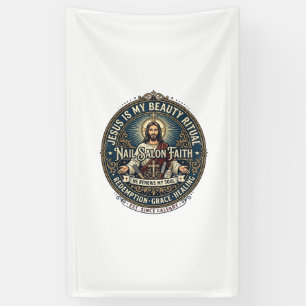 Banderoles T-Shirt Technicien Ongles Jésus Artiste Ongles Ins