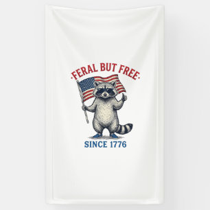 Banderoles T-shirt vintage Raton laveur patriotique sauvage m