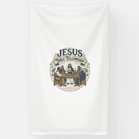 Banderoles Table de communion de Jésus Table de communion de (Vertical)