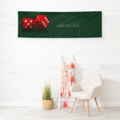 Banderoles Table de craps avec dés Las Vegas (En situation)