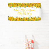 Banderoles Table de mariage de Future Mrs Boho Sunflowers  (Insitu)