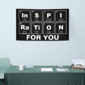 Banderoles Table des éléments périodique chimique : (Salon professionnel)