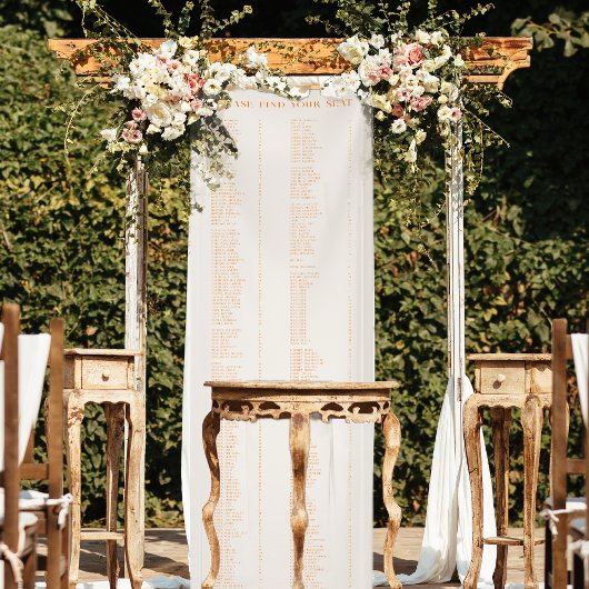 Banderoles Tableau alphabétique minimal moderne