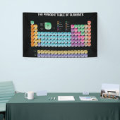 Banderoles Tableau périodique des éléments lancer l'oreiller (Salon professionnel)