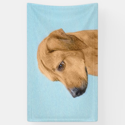 Banderoles Tableau Rhodesian Ridgeback - Art Chien original (Vertical)
