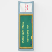 Banderoles Tableau vert PERSONNALISABLE 2,5 x 8 (Vertical)