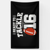 Banderoles Tackle 16e anniversaire 16 ans Couples (Vertical)