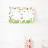 Banderoles Taco bout' fun fiesta mexicaine premier anniversai (Insitu)