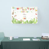 Banderoles Taco bout' fun fiesta mexicaine premier anniversai (Salon professionnel)