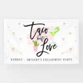 Banderoles Taco Bout Love (Horizontal)