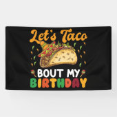 Banderoles Taco Bout My Birthday Cinco De Mayo Party (Horizontal)